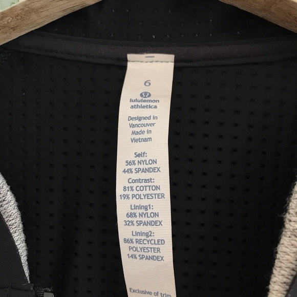 Lululemon Var-City Bomber Jacket Black / Gray - Picture 3 of 6